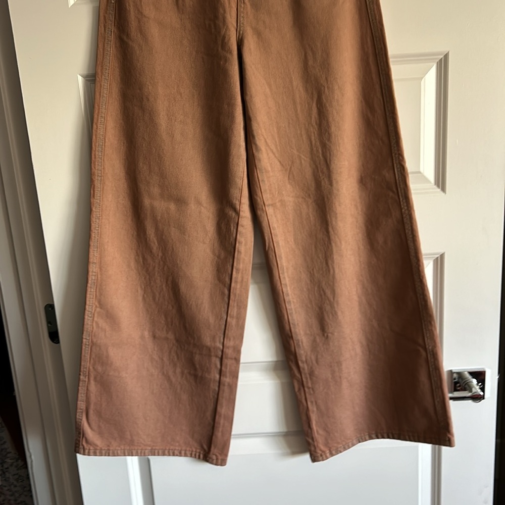 👖 NWT FREE PEOPLE WE THE FREE CRVY GIA HIGH RISE WIDE LEG JEANS PANTS SIZE 31 - Picture 3 of 16